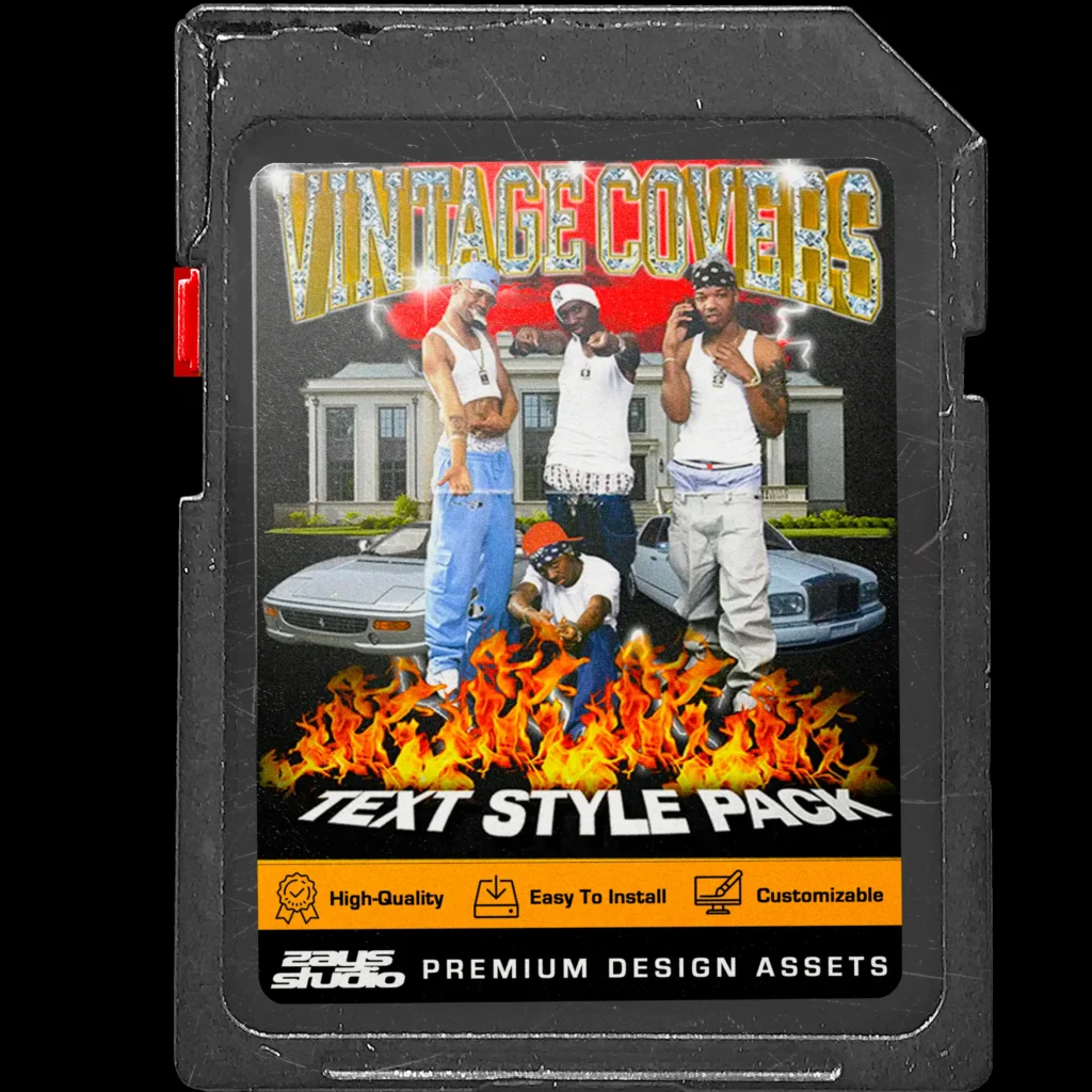 Vintage Covers Text Styles Pack