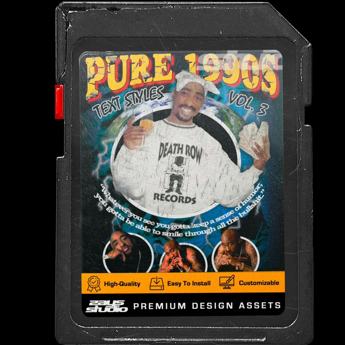 Pure 1990s Text Styles Vol. 3