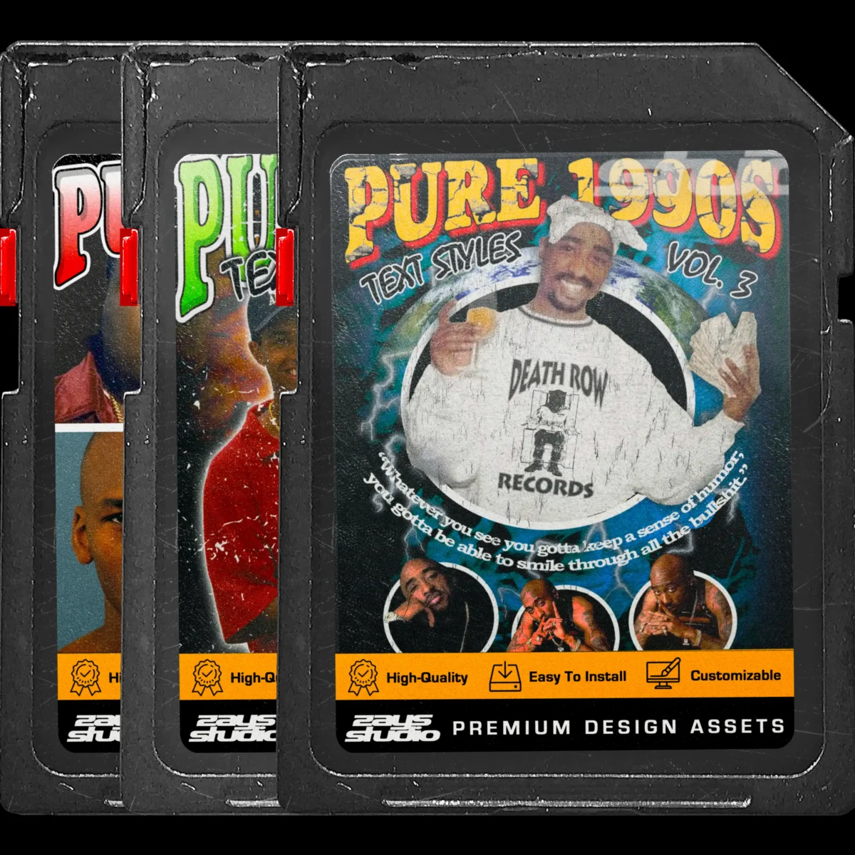 Pure 1990s Text Style Bundle